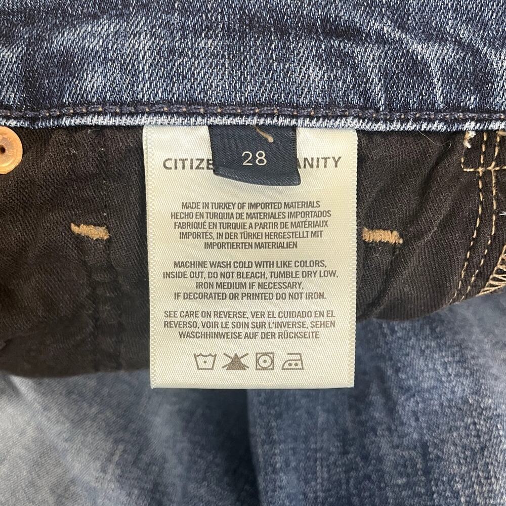 Citizens of Humanity Emerson Slim Boyfriend Jeans Mid Rise Ankle Size 28 Classic - Picture 13 of 14